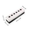 sourcing map Push Button Switch Control Station Box 22mm 6 Button Hole Waterproof White and Black