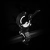 [2 Pack] Vonpri Flashlight Holder, Mount Bicycle Mounting Bracket Flashlight Holder Torch Clip 360º Rotation (White)