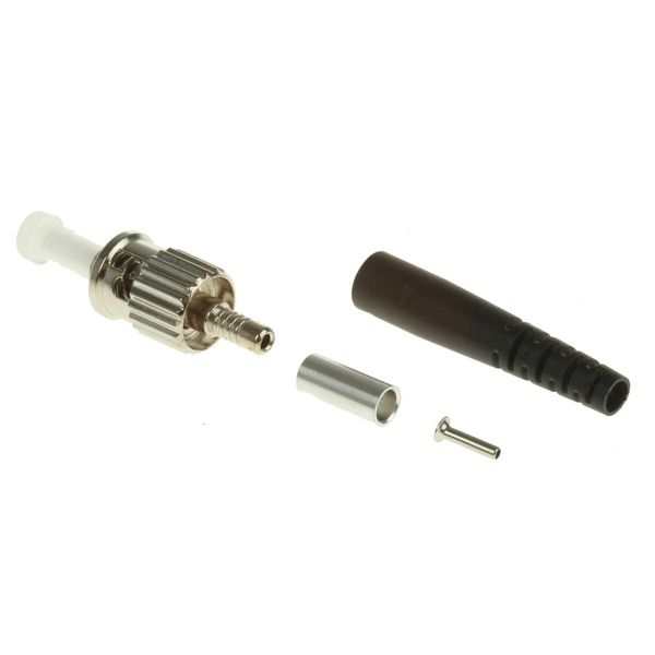 RS PRO, Fiber Optic Connector, ST, Black 5368115