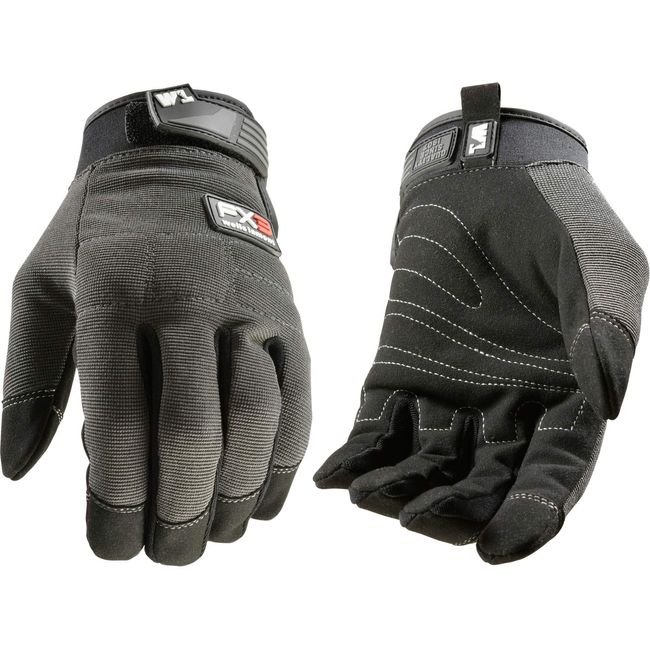 Men's FX3 Extreme Dexterity All-Purpose Work Gloves, Touchscreen,Gray Extra Large (Wells Lamont 7850)