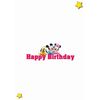 Mickey & Minnie Mouse Birthday Cards - Various Designs (Mickey & Pluto Striped)