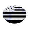Black American Flag Blue White PopSockets Standard PopGrip