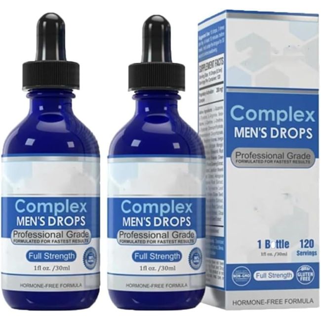 2PCS Complex Men's Drops UK,Complex Mens Drops.