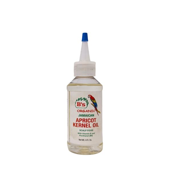 B's Organic Jamaican Apricot Kernel Oil 4 oz