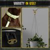 Carabiner Clip - Double Spring snap Hook- 5 Pack S-Biners - Locking Key Ring - Olive Mini Carabiners