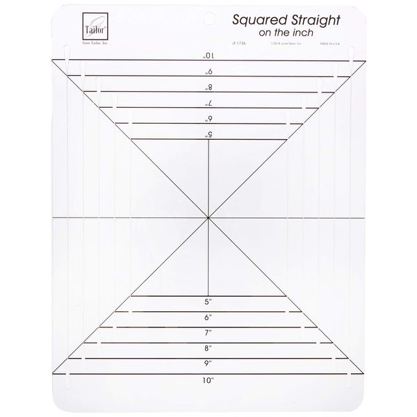 June Tailor Squared Straight on the inch Ruler