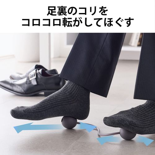 Elecom HCK-FBHGY Stretch Ball, Office Stretch, Hard, Ellipse, Round Type, Gray
