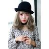 Prisila CTA-693 Prisilla All Wig Gradient Ruffle Curly Midi Heat Resistant CTOG, Olive Gray