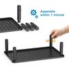 2 Pack Computer Monitor Laptop Riser Desktop Space Saver Adjustable Height