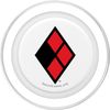 Harley Quinn Diamond Logo PopSockets MagSafe PopGrip for iPhone