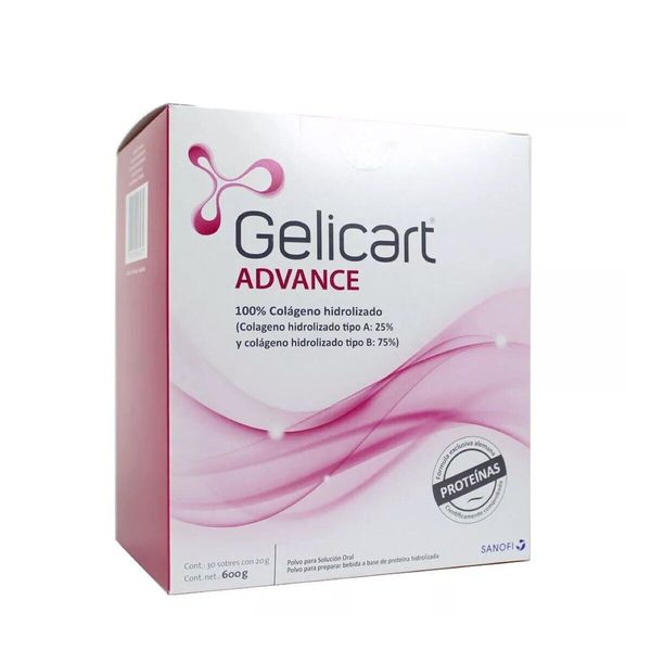 Gelicart ADVANCE Hydrolized Collagen 30-10gr Sachets NUTRITIONAL SUPPLEMENT