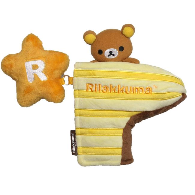 Naito Design Institute Rilakkuma Putter Cover, Rilakkuma H-162, Yellow (640)