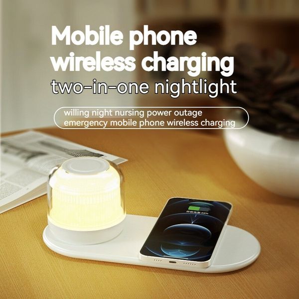 Wireless Night Light Fast Charging for iPhone 13/12/XS/X Series, Android, Samsun
