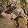 AIKATE Tactical Molle Dump Pouch, Roll-Up Drawstring Magazine Utility Pouch, Folding Dump Bag (Khaki)