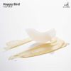H concept Kitchen Tool Black +d Happy Bird Scraper & Brush DA-1280-BK