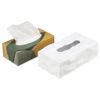 Essey Wipy Cube II cosmetic tissue box, rectangular tissue dispenser, design tissue box, white