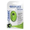 Westcott Mini Utility Ceramic Safety Blade Cutter - Green