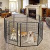 Custimzable Exercise Fence Metal Dog Playpen 40" 8 Panel Multiple Shape For Pet