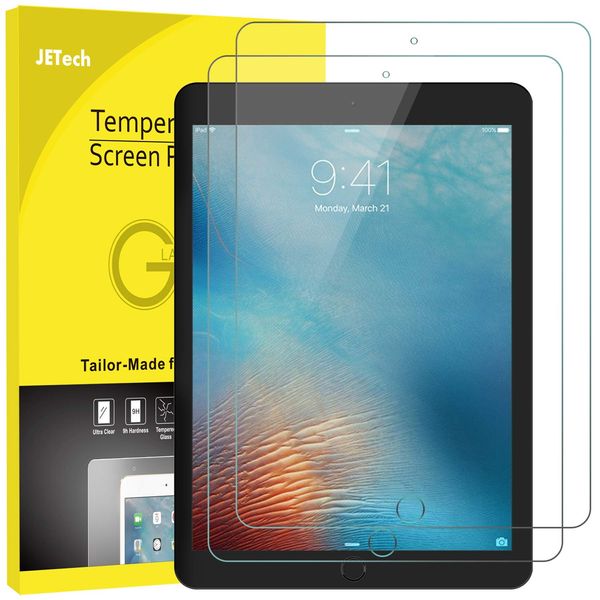 JETech Screen Protector for iPad mini 5/4 (2019/2015 Model, 5th/4th Generation), Tempered Glass Film, 2-Pack