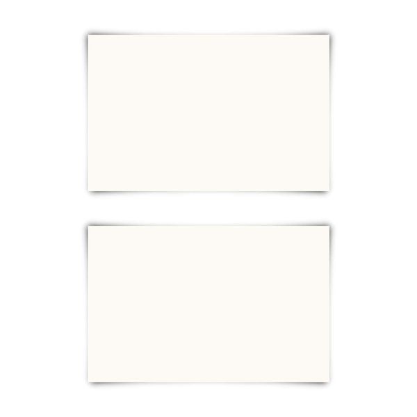 100 Blanko Visitenkarten 85x55mm Naturpapier 300g/qm Set Papier wählbar