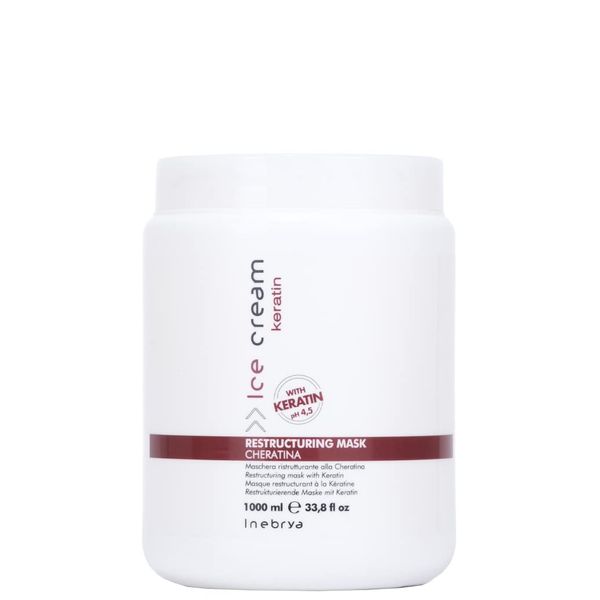 Inebrya Ice Cream Keratin Restructuring Mask, 1 l (1er Pack)