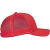 Flexfit Snapback Unisex Baseball-Mütze | Trucker Kappe Mesh Basecap, Rot (red), Gr. One size