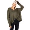 Funky Junque Warm Knit Faux Fur Pom Hat: Diagonal Stripes - Light Beige