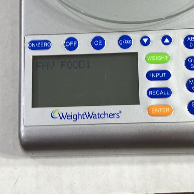 Weight Watchers Kitchen  Weight Watchers Electrónica Food Scale