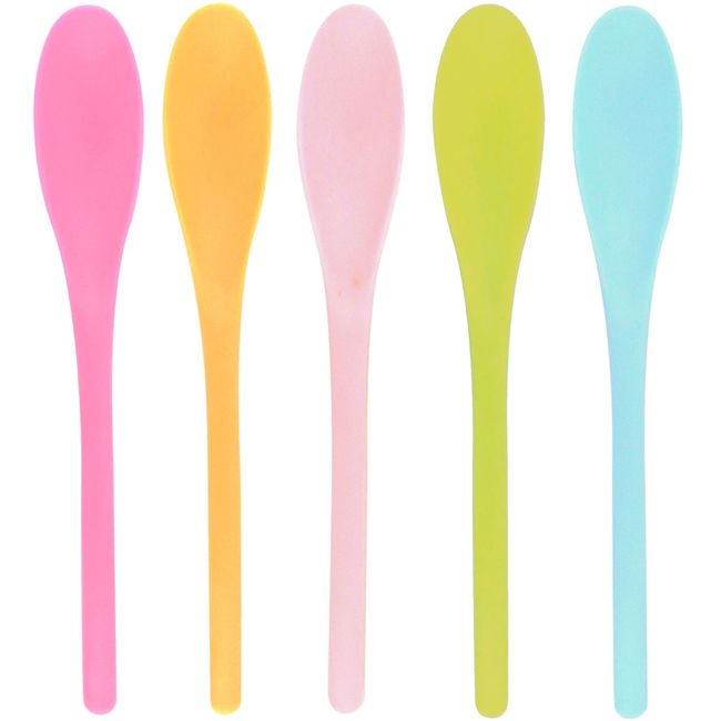 Endo Sansho Soft Tea Spoons for Your Mouth, Western Color, Set of 5, 6.5 inches (16.5 cm)