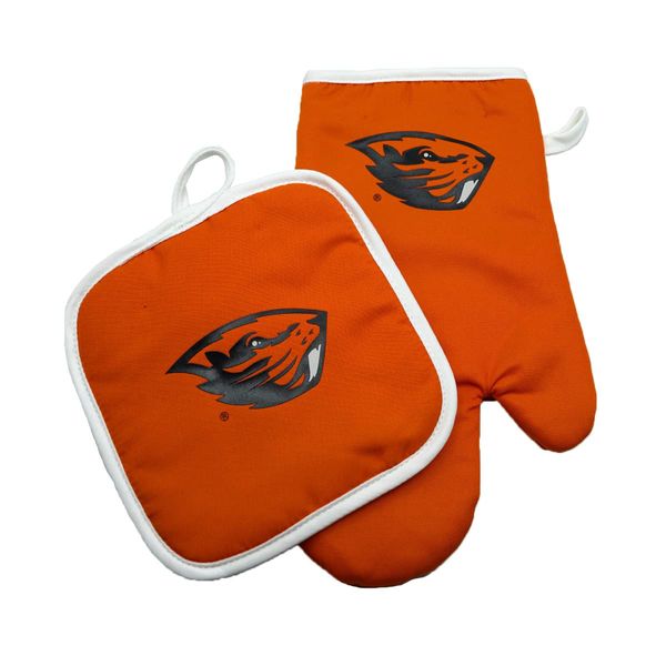 Oregon State Beavers Oven Mitt & Potholder - Orange
