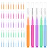 50pcs Braces Brush & Floss Picks Kit - Interdental Cleaning Tool for Teeth with Braces