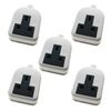 Ex-Pro 1 Gang High Impact Trailing Extension Socket, without Plug and Cable, 13A, White - 5 Pack
