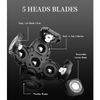 Pinkind Replacement Shaver Heads Compatible with Freebird Shaver