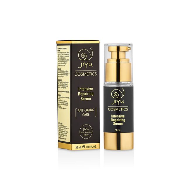 Jiyu Yaşlanma ve Kırışıklık Karşıtı%97 Salyangoz Özlü Onarıcı Cilt Bakım Serumu Anti-Aging Serum 30 ml.