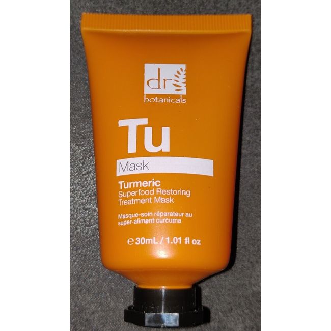 Dr Botanicals TuMask Turmeric Superfood Restoring Treatment Mask 1 fl oz/ 30 ml