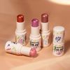 3 Colors Set Multiple Blush Cream Stick Highlighter Blusher for Cheeks Eyes Lips