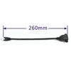 zdyCGTime 10inch Cat6e RJ45 M/F Shielded Ethernet Network Screw Panel Mount Extension Cable
