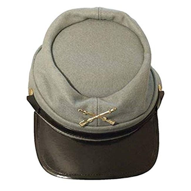 Civil War Wool Lined Kepi Hat