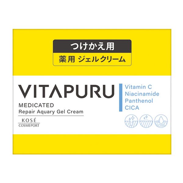 Save on shipping when you buy more than 2999 yen! KOSE Cosmeport Vitapur Repair Aqualy Gel Cream Refill 90g Medicated Gel Cream