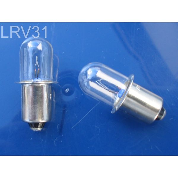 (2) RYOBI 18 VOLT Flashlight Replacement "REAL" Xenon Bulbs / 18v ONE+ Cordless