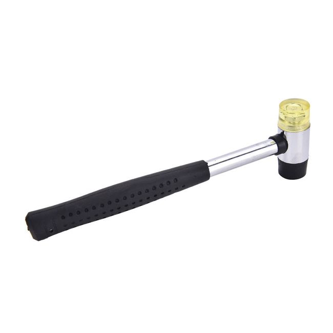 25mm Mini Small Rubber And Nylon Head Face Mallet Hammer Handle Shaft