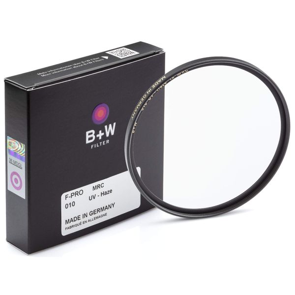 B + W 66-070222 Filter 58mm UV Filter With Multi Resistant Coating , Black