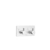 Smedbo BK1106 Design Double Hook, Polished Stainless Steel