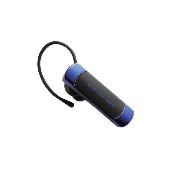 Elecom Bluetooth Headset, Hear Phone Calls, Music, & Video Audio, bule