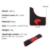 UpAuto Car Mud Flaps Screw and Clips Universal Rubber Mudguard Soft No Collision Splash Guards (4pcs, Wolf Head)
