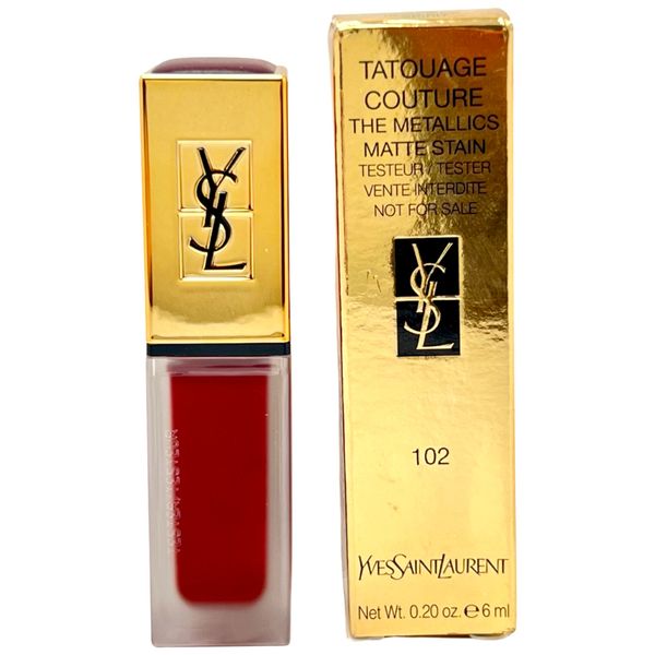 YSL Yves Saint Laurent Tatouage Couture Matte Lip Stain * 102 IRON PINK SPIRIT *