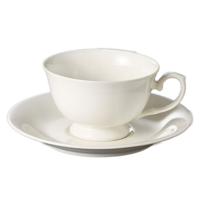 Mino Ware Cup _ Saucer, Commercial Use, Made in Japan, 3.8 x 2.4 inches (9.7 x 6 cm), 7.8 fl oz (200 cc), Moderno Bowl Length