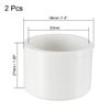 sourcing map 32mm PVC Pipe Cap Fitting, Slip Socket External End Caps 2 Pcs