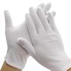 CHENGZI 12 pair Stretchable Lining Gloves Set White
