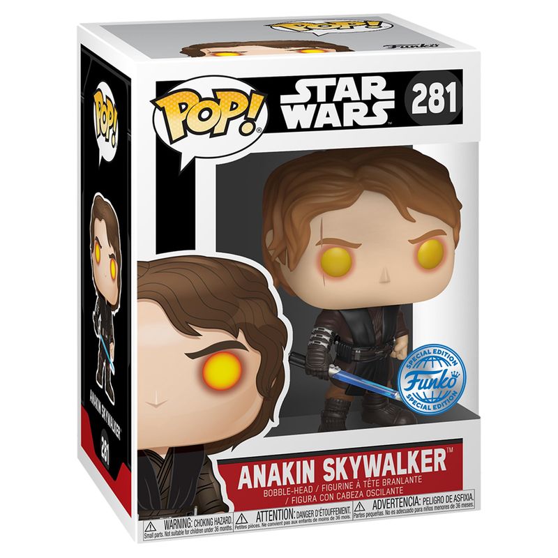 Figurine Anakin Skywalker / Star Wars / Funko Pop Movies 281/ Exclusive Spécial Edition